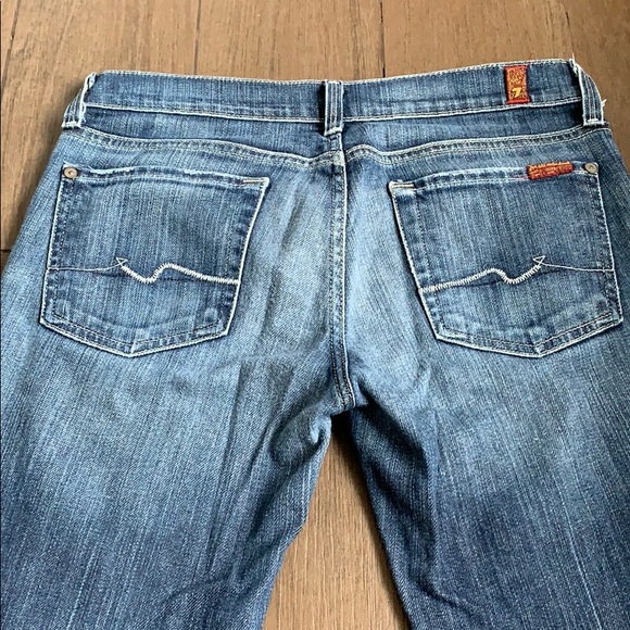 7 For All Mankind Straight Jeans Size 27 - Picture 4 of 8